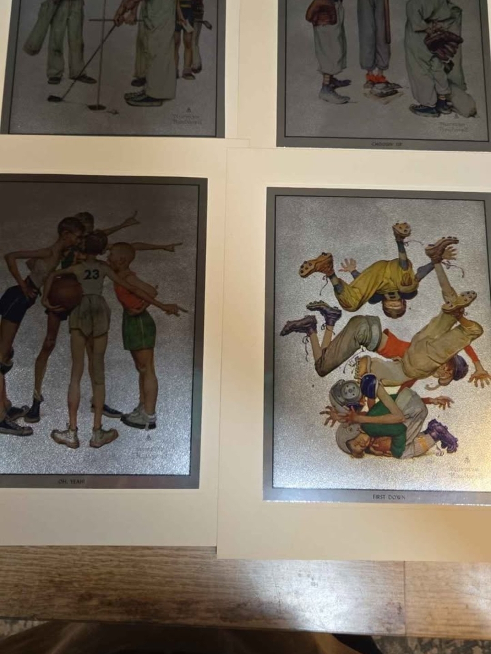 Norman Rockwell "Sporting Boys" Prints
